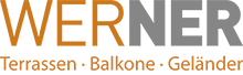 WERNER – Terrassen · Balkone · Geländer Logo