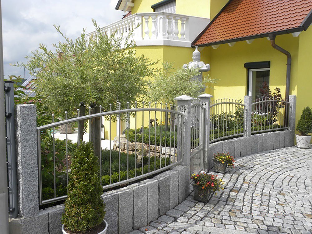 Stabzaun aus Edelstahl bauen lassen